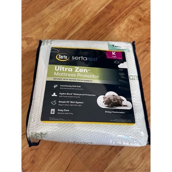 King size mattress protector from Serta - Picture 1 of 3